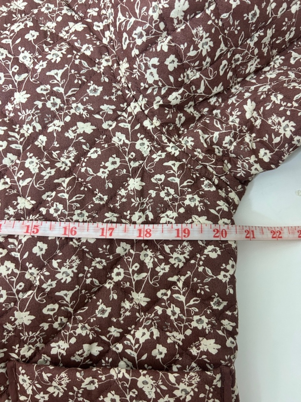 NWT (size S) MARKET & SPRUCE Patterned Quilted Jacket - Picture 10 of 10
